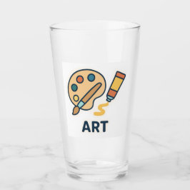 Asunto del arte - Paleta de pintura y pincel