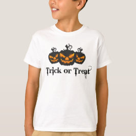 Asustada camiseta de calabazas de Halloween