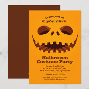 Asustado Jack o' Lantern enfrenta invitaciones de 