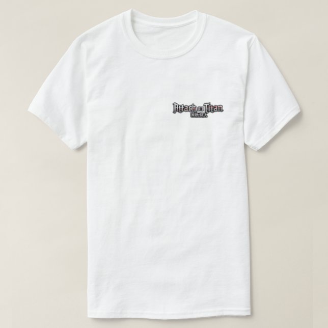 Ataque a Titan, camiseta con logotipo (Diseño del anverso)