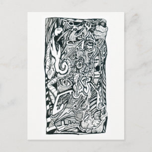 Ataque de ansiedad de Brian Benson, postal