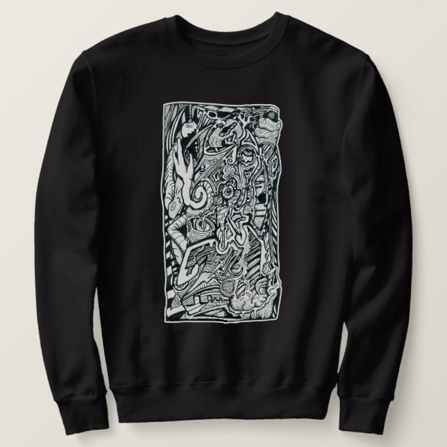 Ataque de ansiedad de Brian Benson, sudadera (Anverso del diseño)