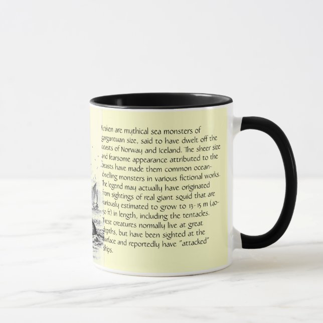 ¡Ataque de Kraken! Texto de la taza w (Derecha)