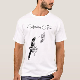 Ataque de la camiseta de los ojos de Titan