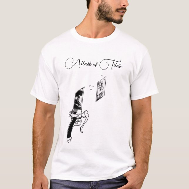 Ataque de la camiseta de los ojos de Titan (Anverso)