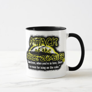 Ataque de la taza de los zombis del espacio