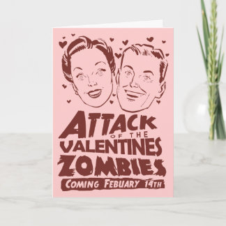 Ataque de los zombis de las tarjetas del día de