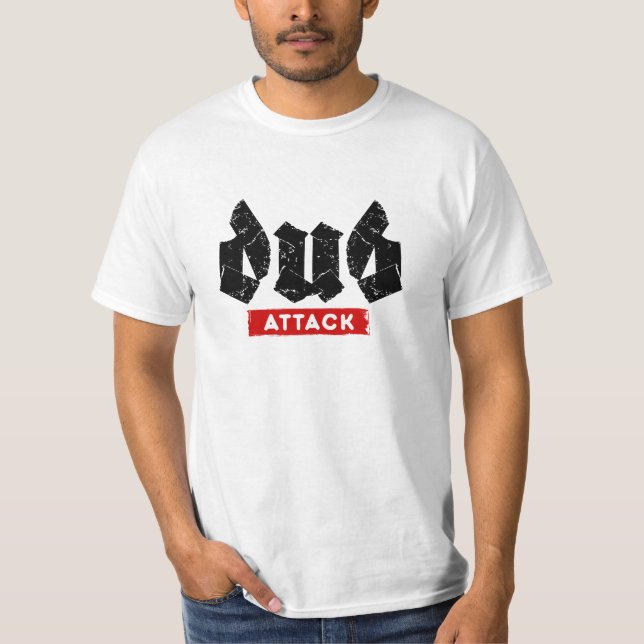Ataque Dub a la camiseta del reggae (Anverso)