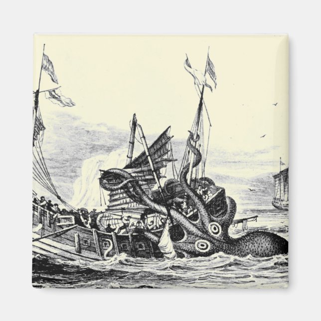 ¡Ataque Kraken! Imán (Frente)