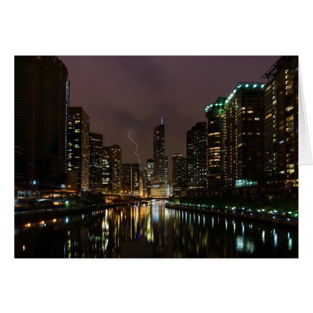 Ataque relámpago sobre el río Chicago (Anverso (Horizontal))