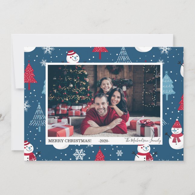 Ataques de nieve y árboles de Navidad (Anverso)