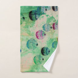 Ataques de pincel redondo de arte digital, rústico