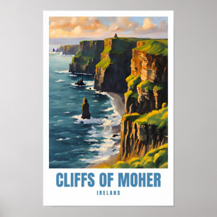 Ataques de póster de viaje de la madre ilustracion