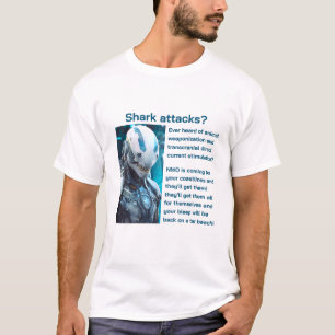 Ataques de tiburón (luz v2) Camiseta