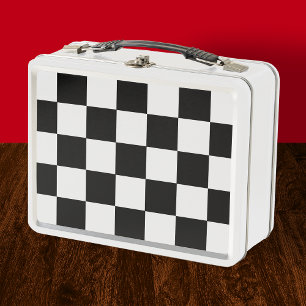 Ataques para bebidas de tablero negro y blanco ret