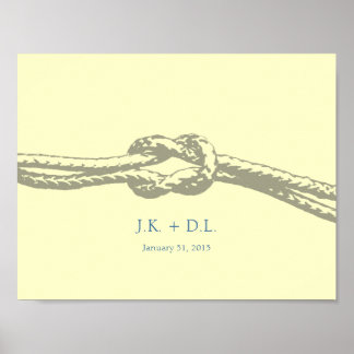 Atar la impresión personalizada Knot