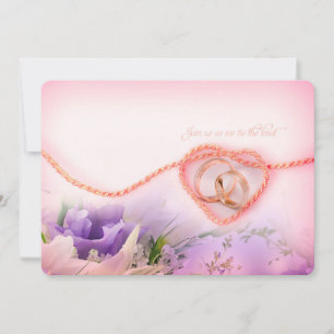 atar la invitación a la boda Knot