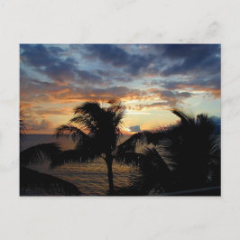 Atardecer A Través De La Postales De Las Palmas