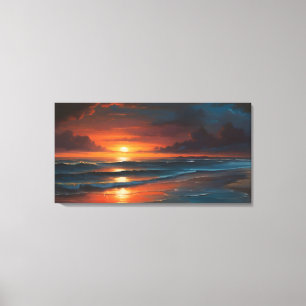Atardecer al arte marítimo