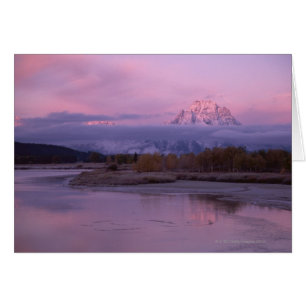Atardecer con el Monte Moran en Grand Teton Nation