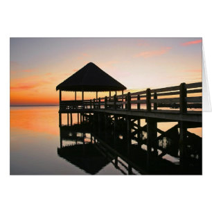 Atardecer con reflexiones
