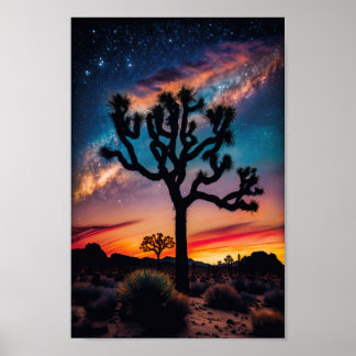 Atardecer cósmico en el parque nacional de arte Jo