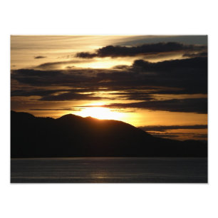 Atardecer de Alaska III Hermosa Fotografía de Alas