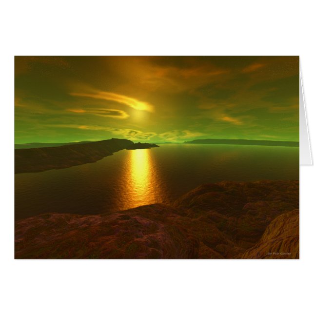 Atardecer de Alien (Anverso (Horizontal))