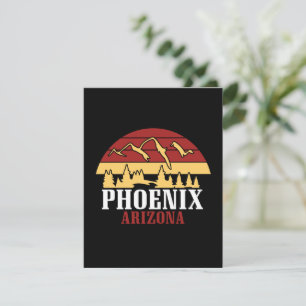 Atardecer de arte vintage Phoenix Arizona EE. UU.