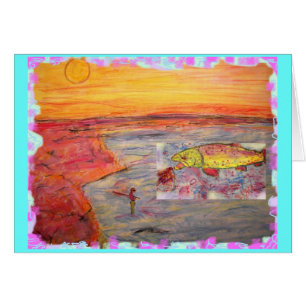 atardecer de pesca con mosca