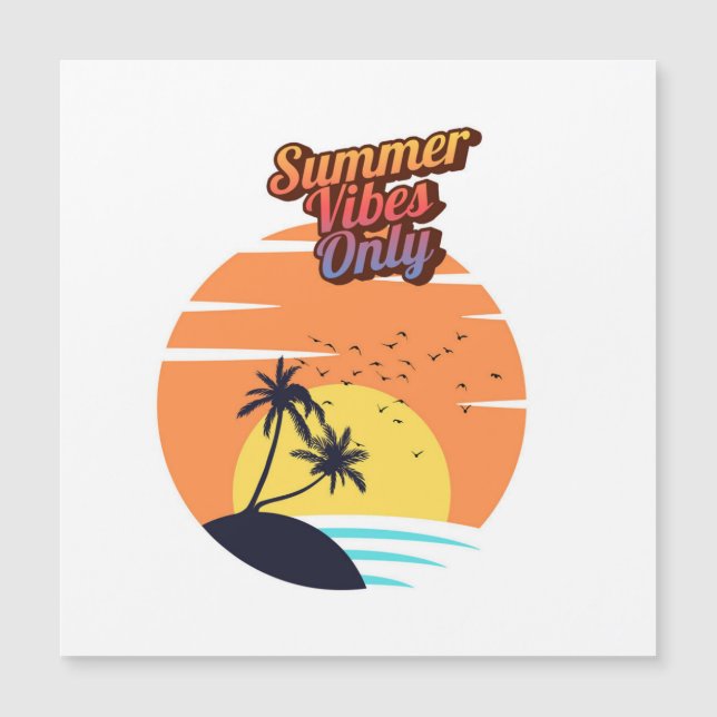Atardecer de vibraciones de verano  (Anverso)
