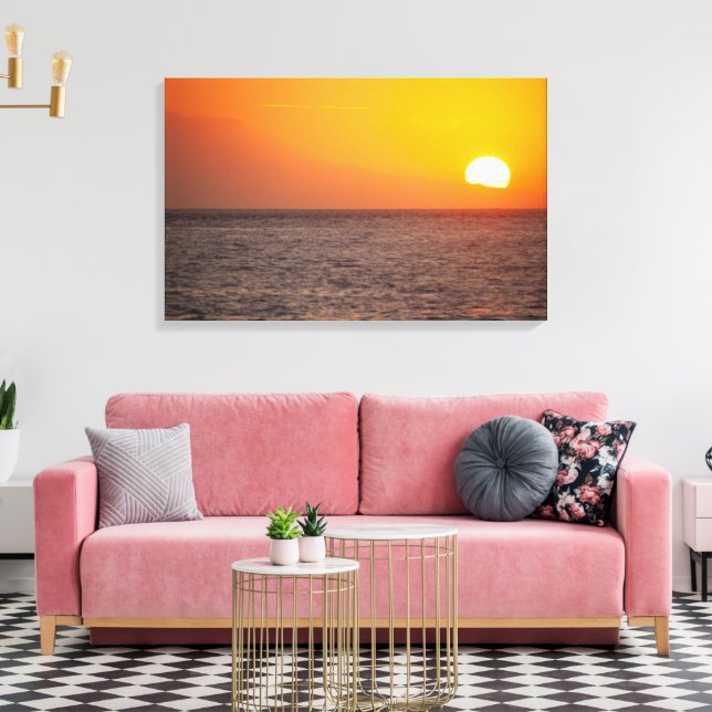 Atardecer en Bali en Nusa Penida – Impresión de Ar (Insitu (Sala de estar))