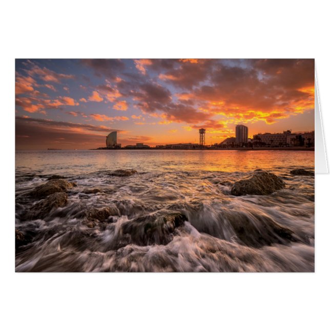 Atardecer En Barcelona (Anverso (Horizontal))