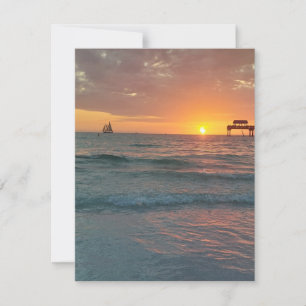 Atardecer en Clearwater Beach Magnet