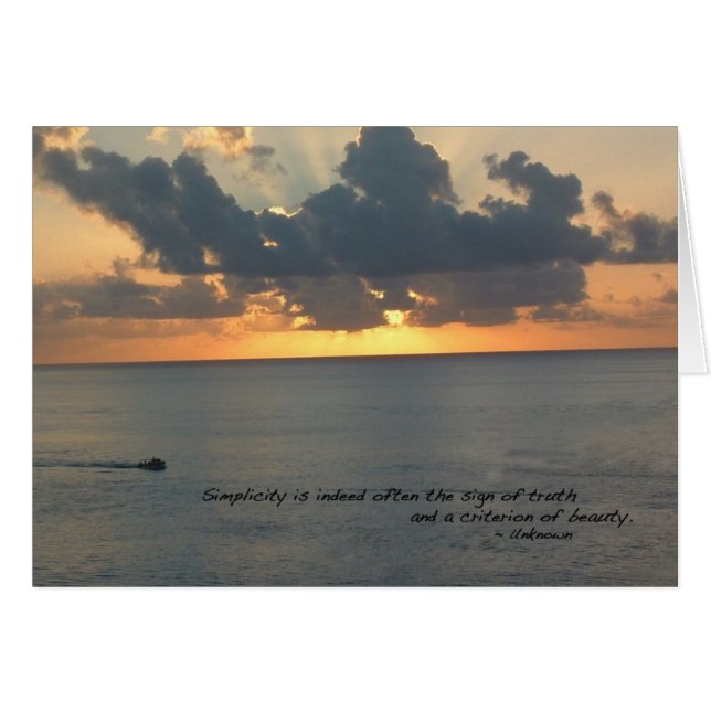 Atardecer en Cozumel (Anverso (Horizontal))