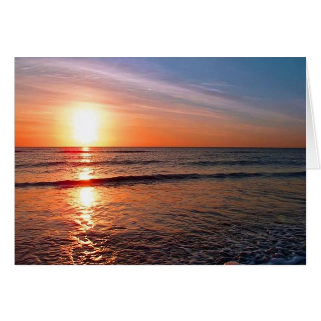 Atardecer En El Agua (Anverso (Horizontal))