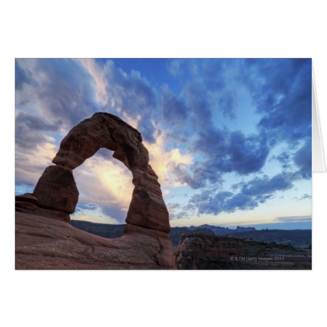 Atardecer en el Arco Delicado (Anverso (Horizontal))