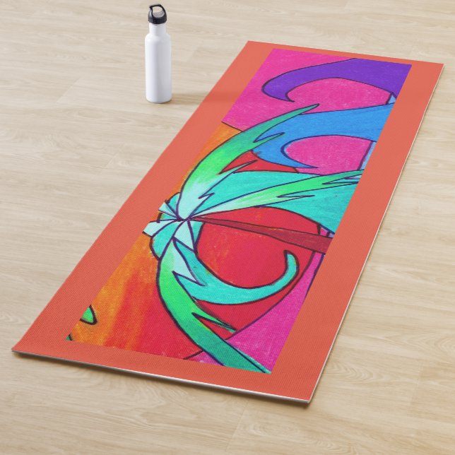 Atardecer en el Beach Yoga Mat (In situ)