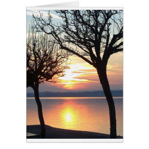 Atardecer en el lago