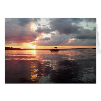 Atardecer en el lago