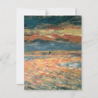 Atardecer en el mar por Pierre Renoir, Bella Artes