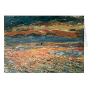 Atardecer en el mar por Pierre Renoir, Bella Artes