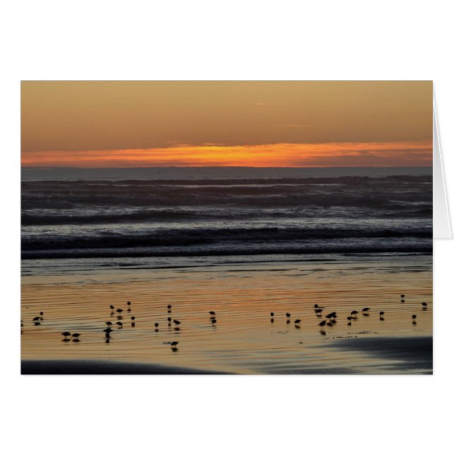 Atardecer en el Océano Pacífico (Anverso (Horizontal))