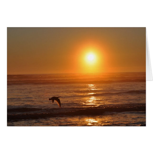 Atardecer en el Océano Pacífico (Anverso (Horizontal))