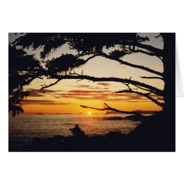 Atardecer en el Pacífico (Anverso (Horizontal))