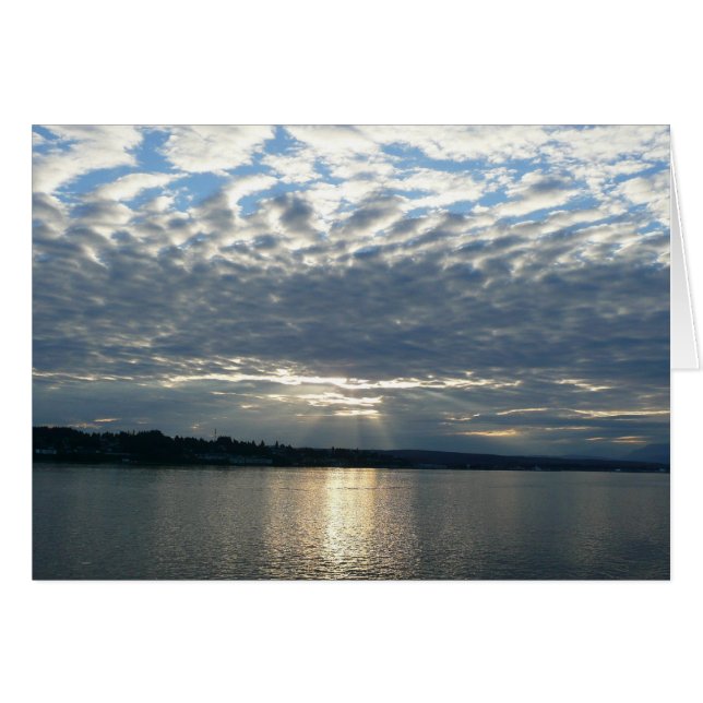 Atardecer en el paisaje marino canadiense de Colum (Anverso (Horizontal))