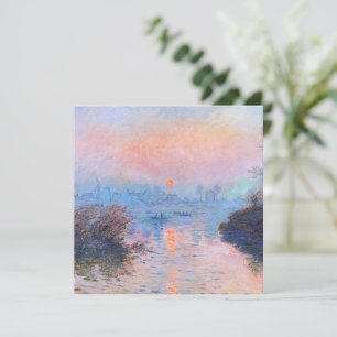 Atardecer en el Sena Claude Monet
