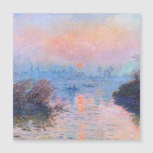 Atardecer en el Sena Claude Monet