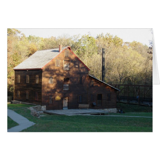 Atardecer en el viejo Molino Grist (Anverso (Horizontal))