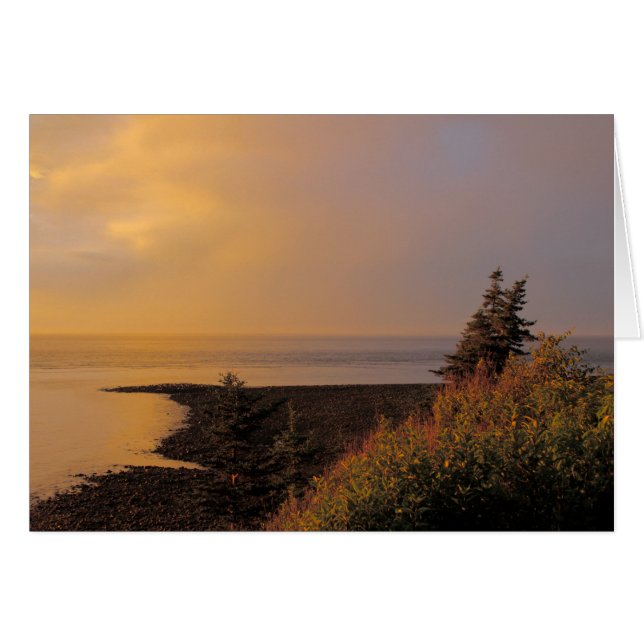 Atardecer en Grand Manan (Anverso (Horizontal))